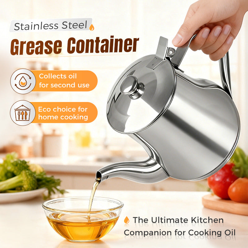 š„Limited-Time Promotionš„Stainless Steel Oil Filter Pot