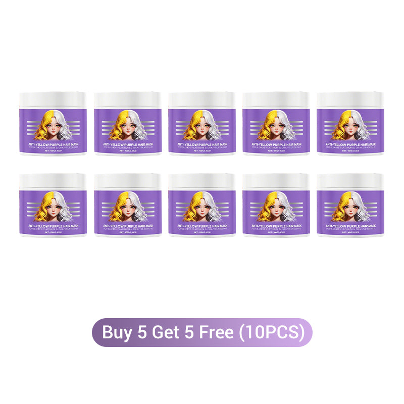 Anti-Yellowing Purple Hair Mask ๐ Say goodbye to Red Highlights! ๐