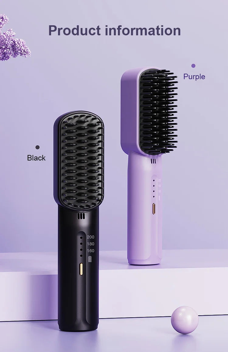 🔥Hot Sale💇♀Portable Hair Straightener Styling Comb