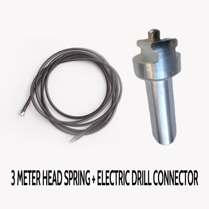 ๐ฝ Electric Drain Dredging Spring โ Powerful Unclogging, Flexible Cable & Easy to Operate ๐ ๏ธ