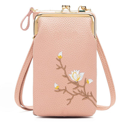🔥Women Sling Cross-Body Wallet with Mobile Cell Phone Holder