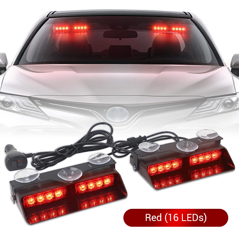 Windshield Suction Cup Strobe Warning Light for Vehicles🚗
