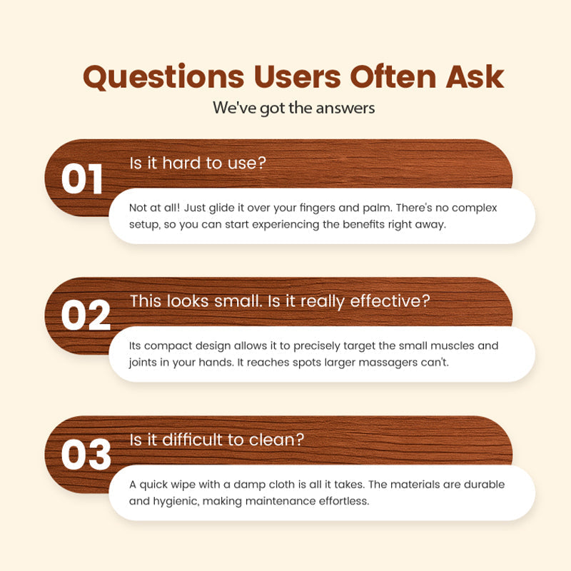 Bian Stone Finger & Palm Roller Massager