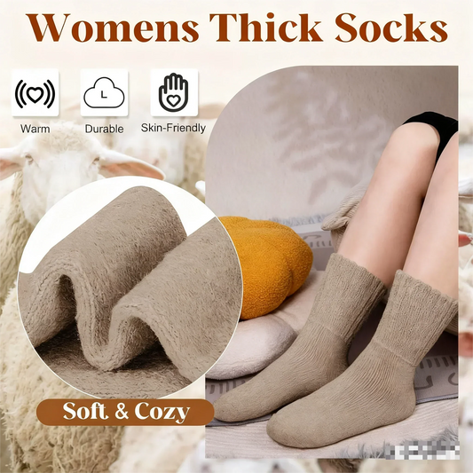 💖 Women's Solid Mid-calf Socks