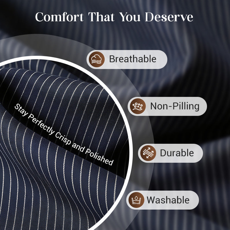 ⏳Time-Limited Special⏰Women's Pinstripe Double-Breasted Suit Set