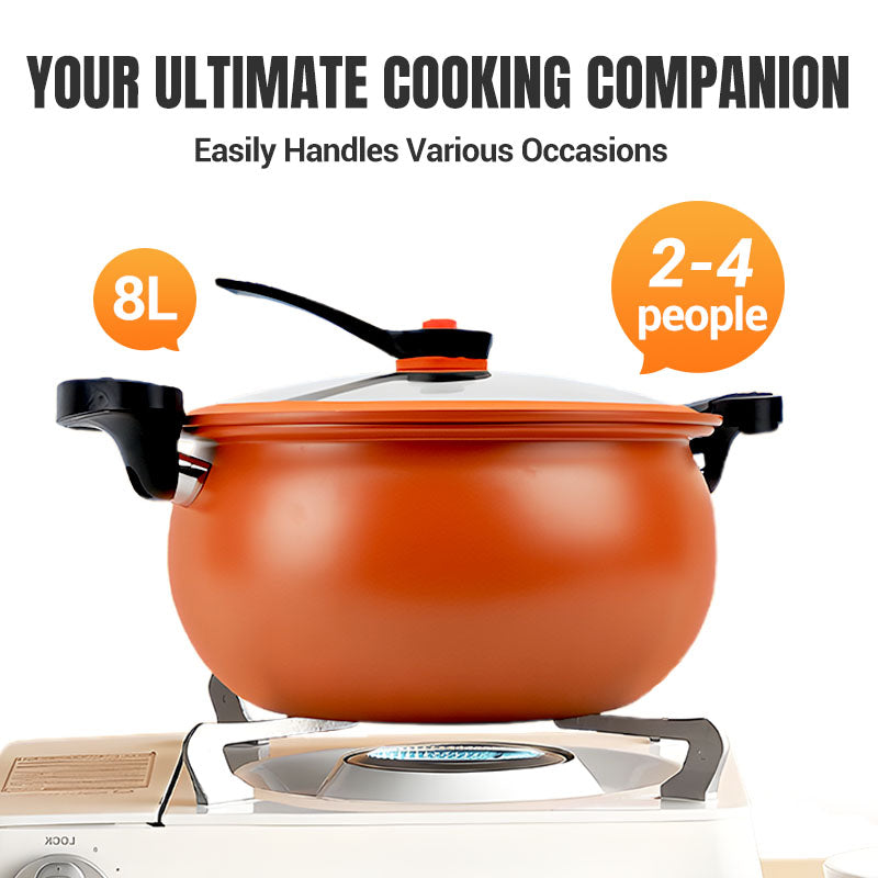 Chef's Picks🏆Multifunctional Large Capacity Non-stick Pressure Cooker