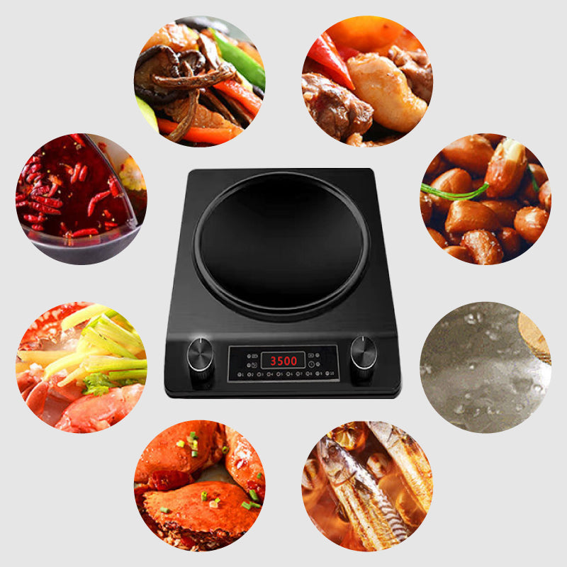 ⚡3500-watt Induction Hob, 10 Temperature Settings