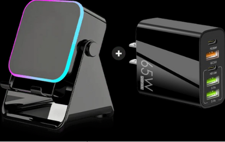 💎 5-IN-1 WIRELESS SPEAKER STAND! 💎 Induction Audio, Phone Holder & Ambient Light