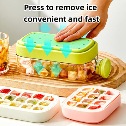 🧊Summer Hot Sale🔥Press-To-Cold Ice Cube Mold & Kettle