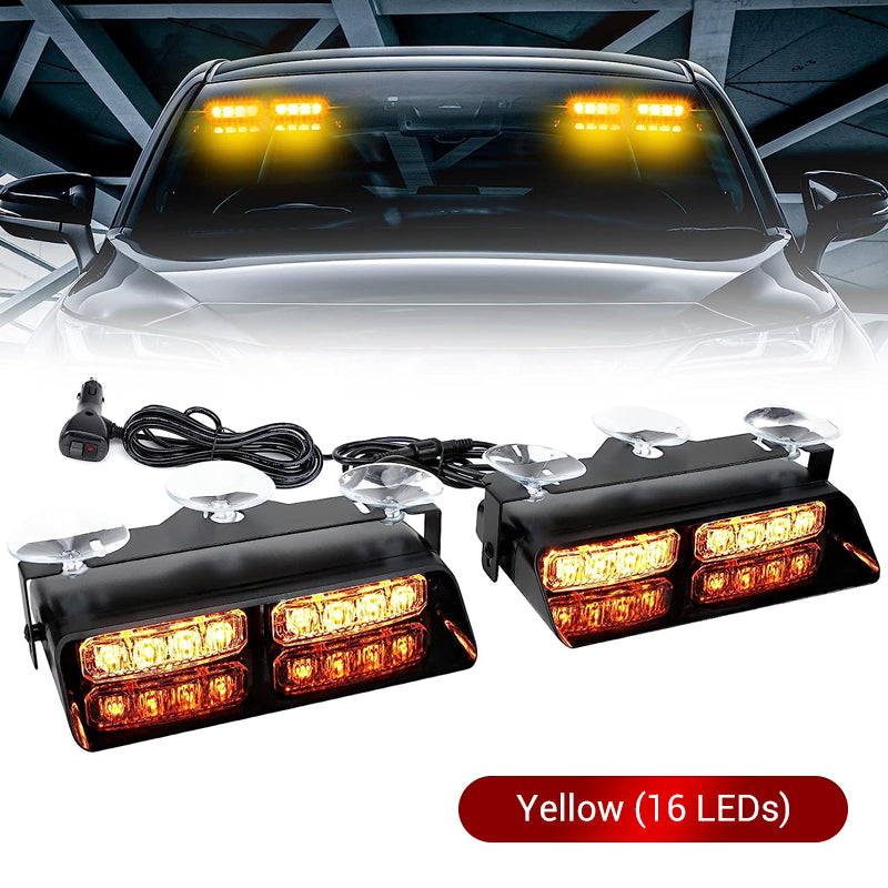 Windshield Suction Cup Strobe Warning Light for Vehicles🚗