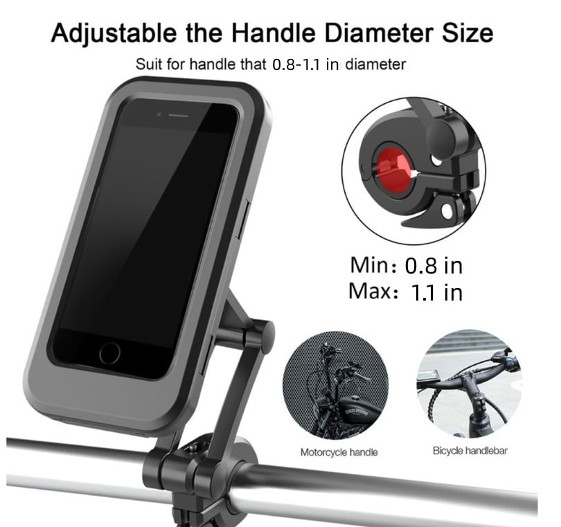 🔥🔥Waterproof Bicycle & Motorcycle Phone Holder