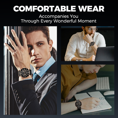 💎Men's Waterproof Multifunctional Quartz Watch