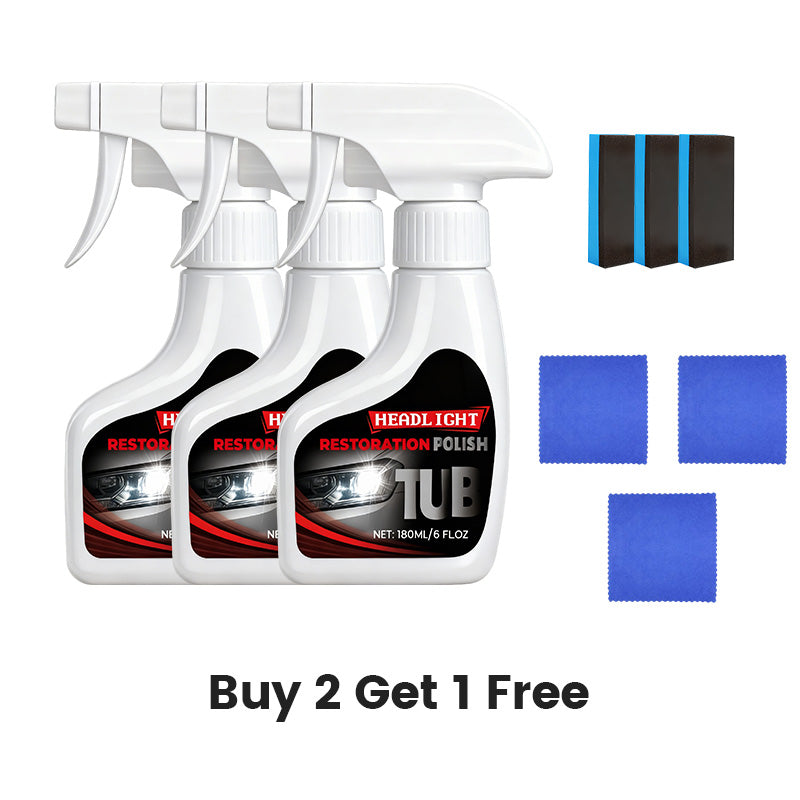 180ml Professional Car Headlight Restorer with Sponge