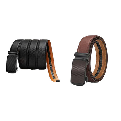 🎁 Leather Ratchet Belt With Adjustable Buckle💼