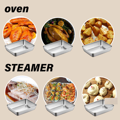 Stainless Steel Square Plate（50% OFF）