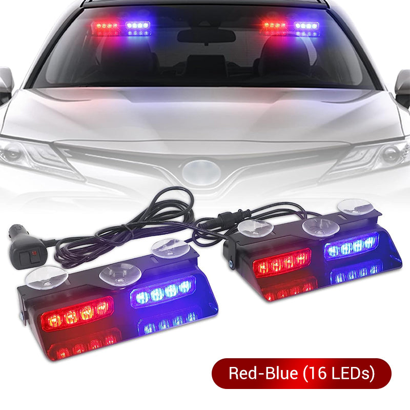 Windshield Suction Cup Strobe Warning Light for Vehicles🚗