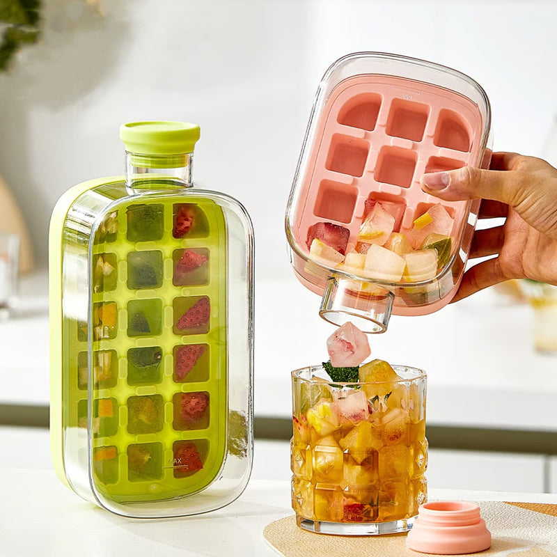 🧊Summer Hot Sale🔥Press-To-Cold Ice Cube Mold & Kettle