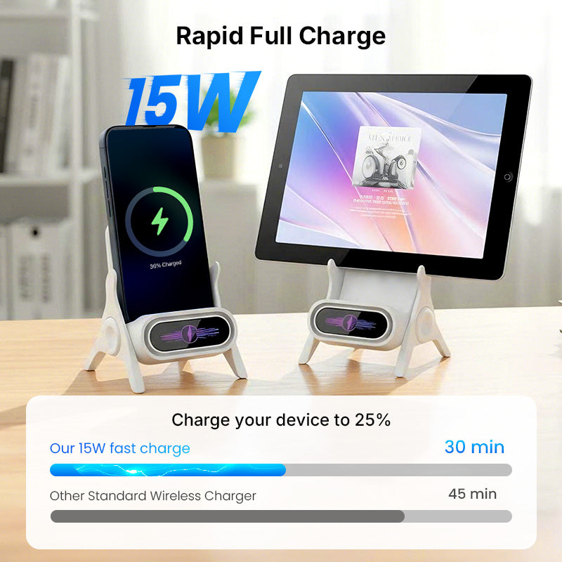 🔥2026 Mini Chair Wireless Fast Charger Multifunctional Phone Holder — Adapts to All Phones