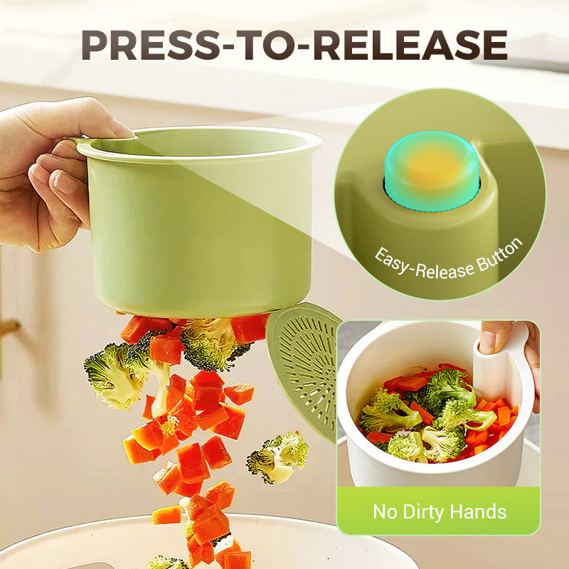 🎉Multifunctional Drainage Basket – Must-Have Kitchen Helper!