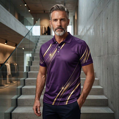 🌿 Lightweight Abstract Print Shirt for Men — Breathable Viscose, Casual & Smart-Casual Style