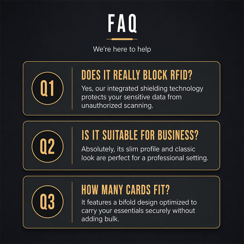 RFID-Blocking Leather and Carbon Fiber Credit Card Holder
