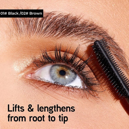 👁️✨ All-Day Beautiful Lashes, Smudge-Proof! Waterproof Fiber Mascara for Natural Volume. 💖💃