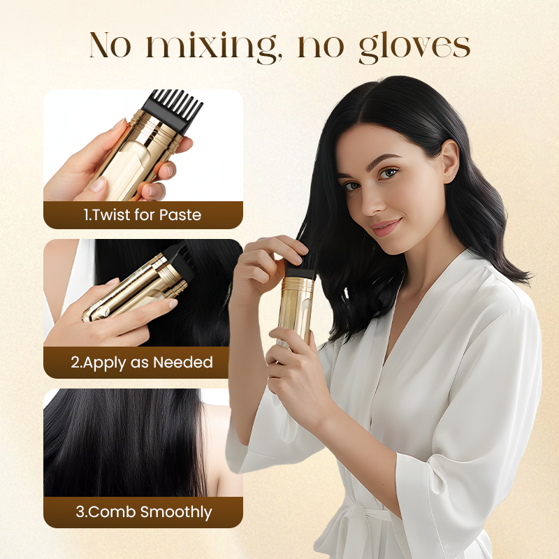 ✨2-in-1 Convenient Hair Dye Comb For Gray Hair（50% OFF）