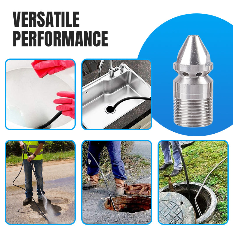 🔥Rotary High-Pressure Sewer Jetting Nozzle