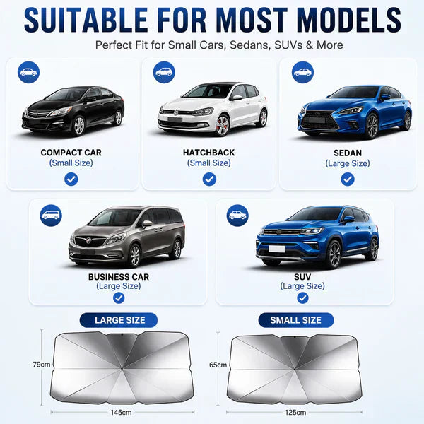 💕SunShade Foldable Heat Protector™– UK Ready! 🇬🇧