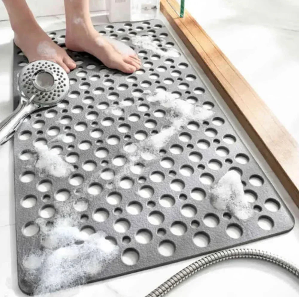 🛁 ⚡50K+ SOLD 🚿Premium Anti Slip Shower Safety Mat with Strong Suction Cups🧼