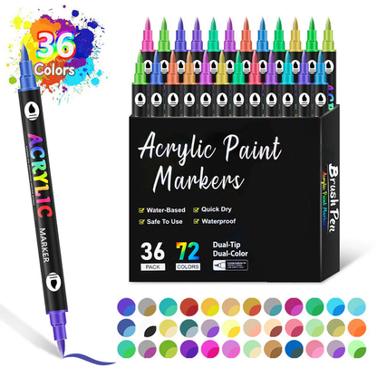 🌈Dual Tip Acrylic Paint Pen Marker