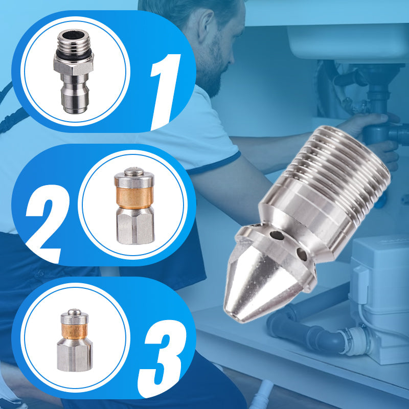 🔥Rotary High-Pressure Sewer Jetting Nozzle