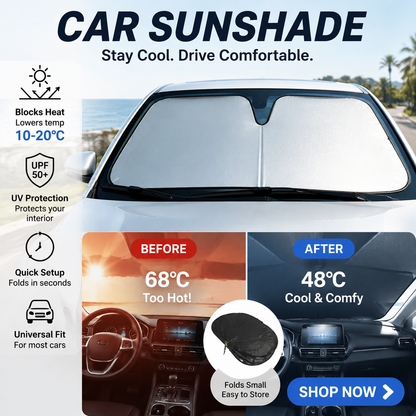 💕SunShade Foldable Heat Protector™– UK Ready! 🇬🇧