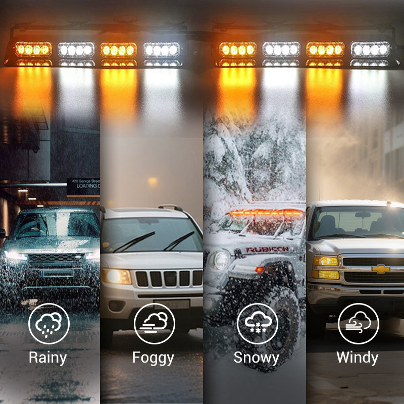 Windshield Suction Cup Strobe Warning Light for Vehicles🚗