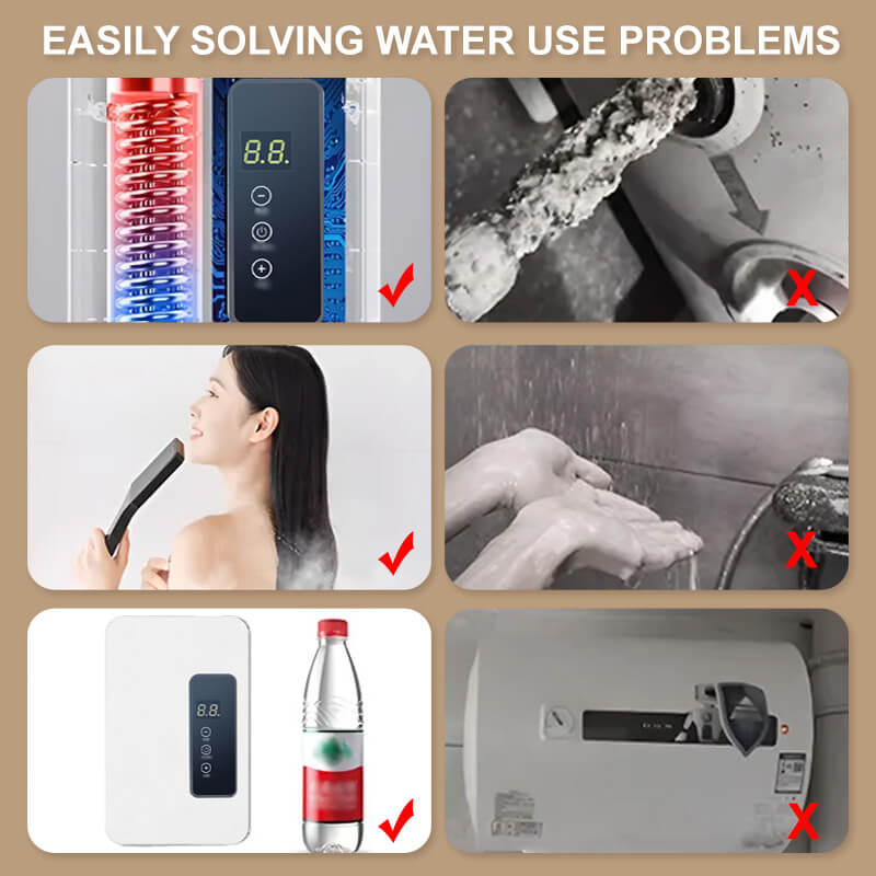 👍 Mini Instant Water Heater: The Ultimate Shower Essential🚿