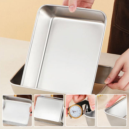 Stainless Steel Square Plate（50% OFF）