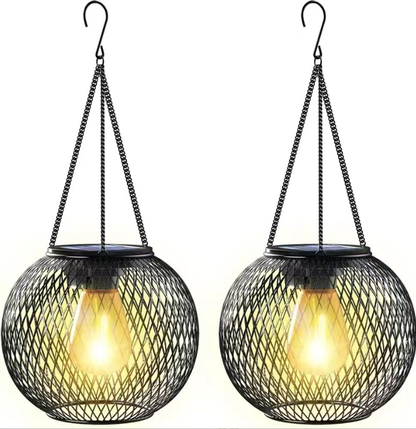 💡🌟Retro Metal Solar Lanterns