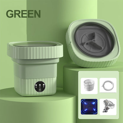 🔥Mini Folding Antibacterial Washing Machine