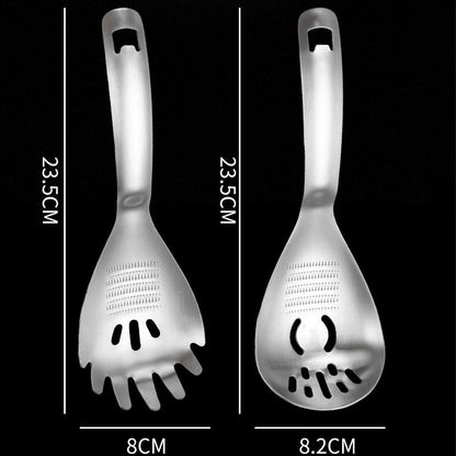 🥄5‑in‑1 Multifunctional Stainless Steel Spoon, Kitchen Multi‑Tool Spoon For Cooking & Baking✨