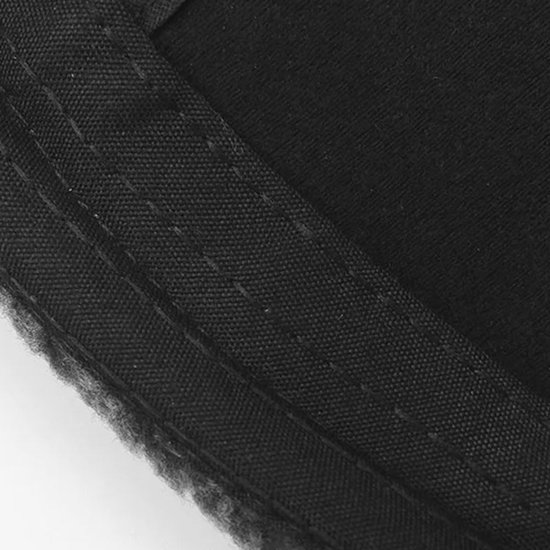 🧢🐂New Men's Winter Hat With Sheepskin Flat Top Earmuffs