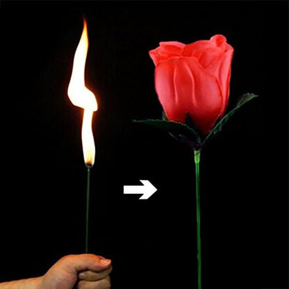 🔥➡️🌹Easy Show 🤩 Magic Rose - Torch to Rose💖