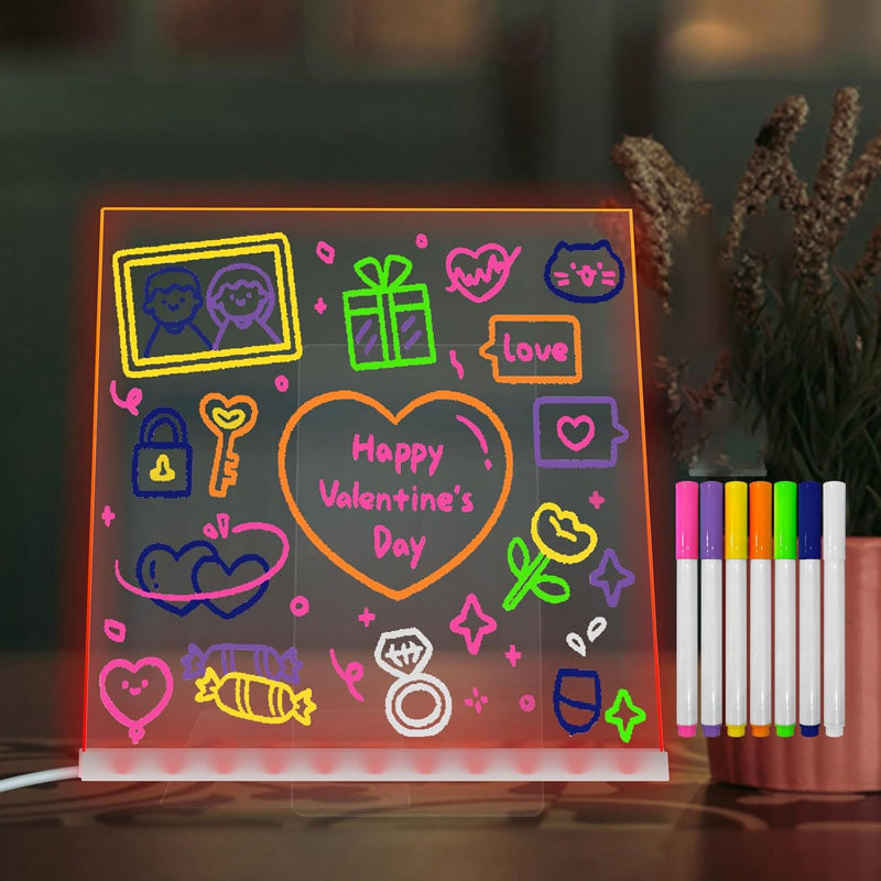 Illuminated LED Message Writing Board