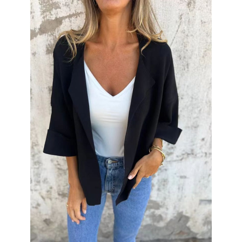 Chic Women's Casual Lapel Coat