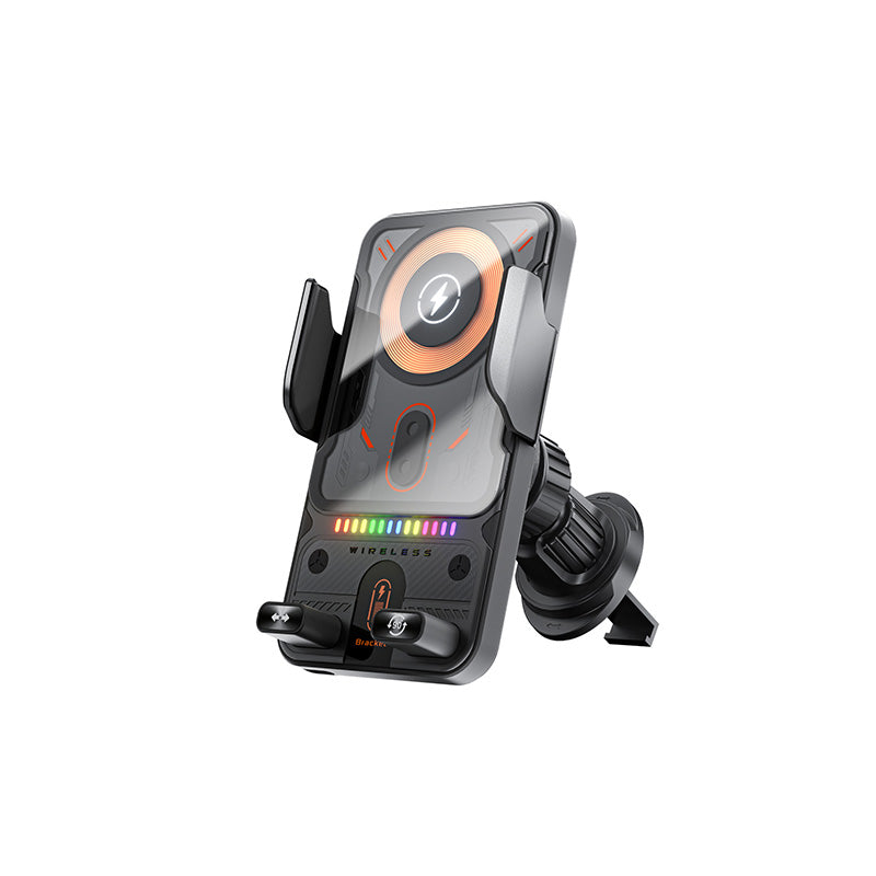 🚗📱 2-in-1 Car Phone Holder & Wireless Charger – 360° Rotation, Strong Grip & Fast Charging 🔋