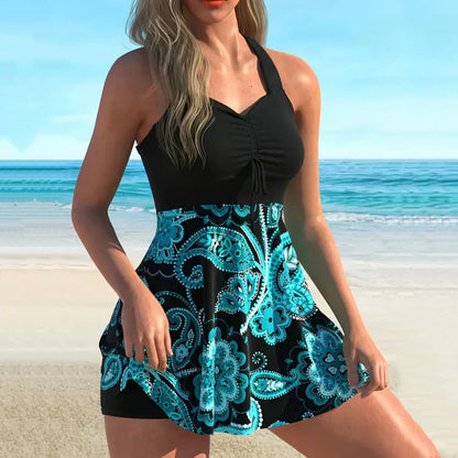 👙Strap Top & Fitted Swim Shorts Separable Swimsuit
