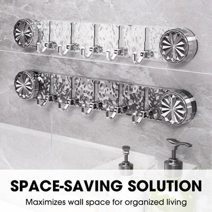 BUY 2 GET 1 FREE! 🛠️ Stylish Wall Hook Organizer – Space Saving, Rust Proof & Easy Install ✨