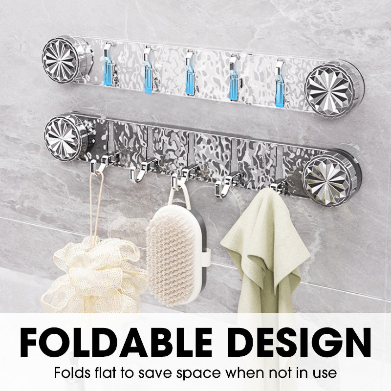 BUY 2 GET 1 FREE! 🛠️ Stylish Wall Hook Organizer – Space Saving, Rust Proof & Easy Install ✨