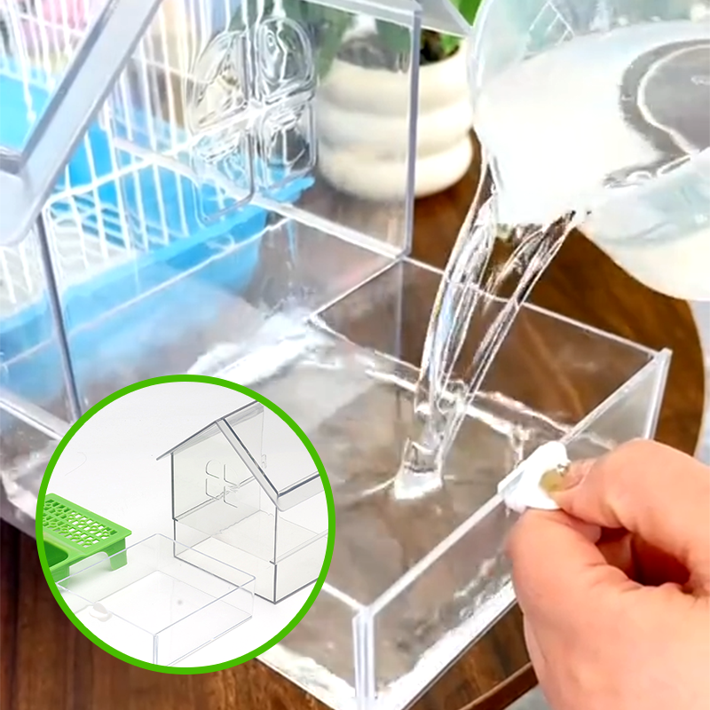 🌟Pull-Out External Parrot Feeder