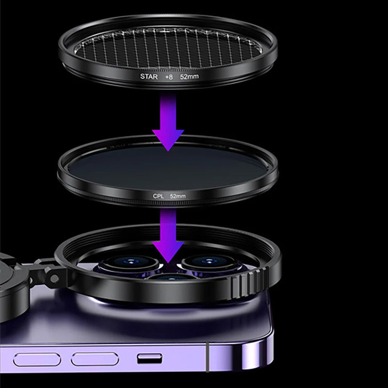 2-in-1 Magnetic CPL & Star Filter Lens