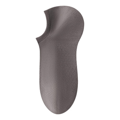 Men's Solid Color Mesh Breathable Socks